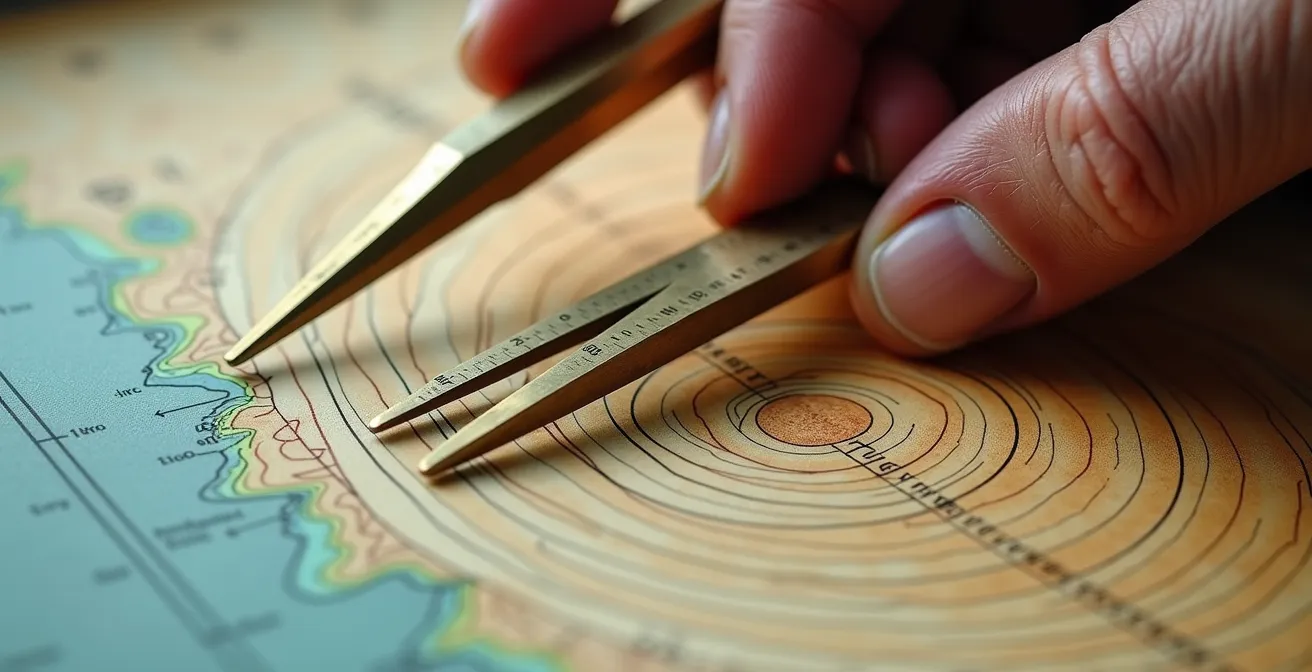 Vue rapprochée d'une carte synoptique avec isobares et systèmes de pression